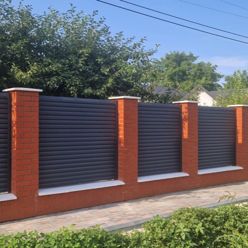 Alu Zaun - RAL 7016